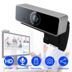 1Pc FHD 1080P Webcam USB PC Computer Webcam Auto Focus With Microphone
