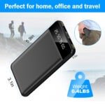 1Pc 10000mAh Power Bank Portable Ultra Slim Charger External Battery Pack With 2 USB - Image 2