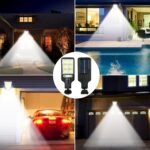 LED Solar Motion Sensor Light Bright Garden Outdoor Street Wall Lamp Solar - Image 2