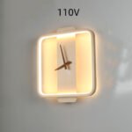 Nordic Wall Lamp Bedroom Bedside Lamp Clock Modeling Lamp - Image 4
