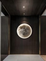 Moon Wall Lamp Modern Minimalist Creative Bedside Lamp - Image 2