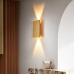 Minimalist Wall Lamp LED Bedroom Bedside Lamp Nordic Modern Art