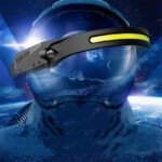 COB LED Induction Riding Headlamp Flashlight USB - Image 9