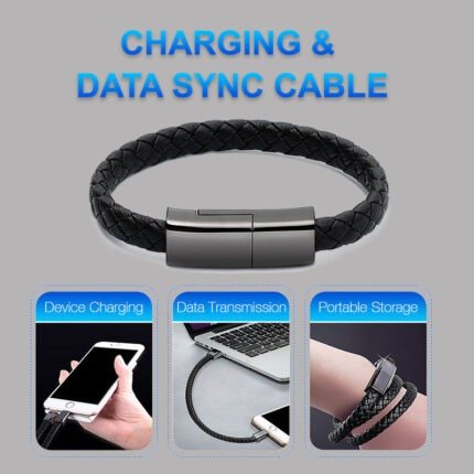 Bracelet Charger USB Charging Cable Data Charging Cord | Micro Cable