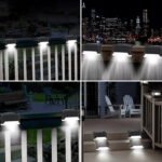 4 Solar LED Bright Deck Lights Outdoor Garden - Image 10