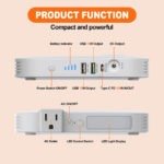 Portable Power Station,100W 88.8Wh 24000mAh Powerbank Portabl, Emergency Backup - Image 6