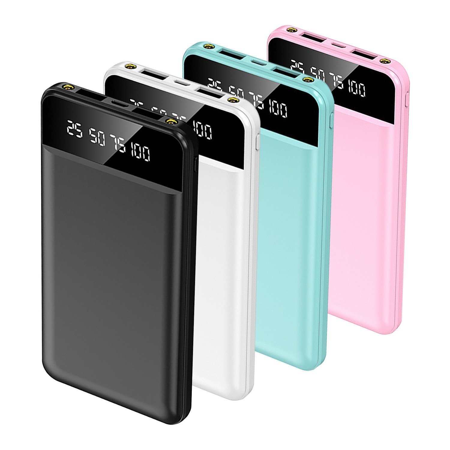 e459b7e9-fb3d-432d-a6e8-e5f818d6a42f.jpg 1Pc 10000mAh Power Bank Portable Ultra Slim Charger External Battery Pack With 2 USB - Image 1