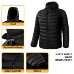 Men Heated Puffer Jacket Electric Heating - Image 7