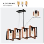 4-Light Kitchen Island Lights Pendant Light Farmhouse - Image 8