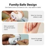 Multi-Functional Electric Nail Clipper,Dual-Speed Adjustment, - Image 7