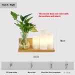 Simple Wooden Wall Lamp Bedroom Bedside Lamp - Image 7