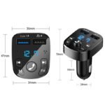 Wireless Car Bluetooth FM Transmitter MP3 Audio USB Charger Adapter Handsfree - Image 9