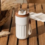 Smart Digital Thermal Bottle Portable Coffee  Flasks 450ml - Image 7