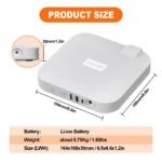 Portable Power Station,100W 88.8Wh 24000mAh Powerbank Portabl, Emergency Backup - Image 2