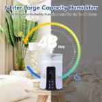 6L Smart Humidifier – Large Capacity with UV Sterilization & Remote Control - Image 6