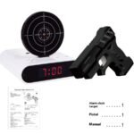 Laser Target Alarm Clock – Interactive Gun Shooting Wake-Up Clock - Image 7