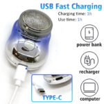 Mini Portable Electric Shaver – USB Rechargeable Wet & Dry Razor - Image 6