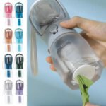 3-in-1 Portable Dog Water Bottle – Food Container & Waste Bag Dispenser - Image 9