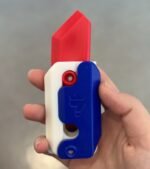 3D Printed Gravity Jumping Radish Toy – Mini Decompression Fidget Pendant - Image 5