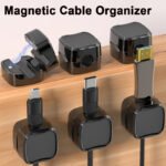 Magnetic Cable Clip – Under Desk Cable Management Organizer