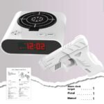 Laser Target Alarm Clock – Interactive Gun Shooting Wake-Up Clock - Image 3