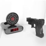 Laser Target Alarm Clock – Interactive Gun Shooting Wake-Up Clock - Image 2
