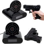 Laser Target Alarm Clock – Interactive Gun Shooting Wake-Up Clock
