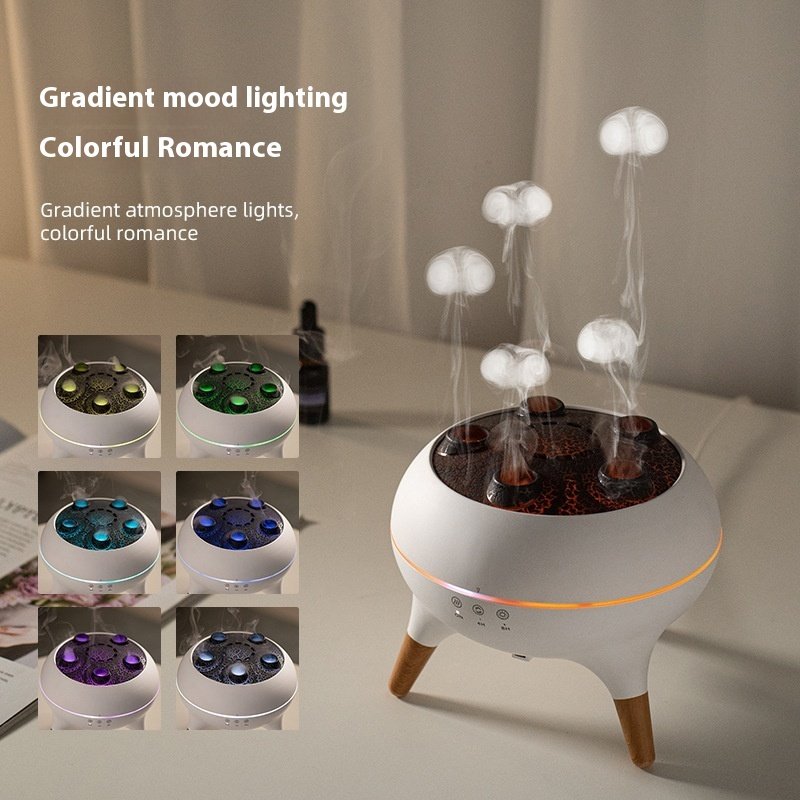 c752b80c-0f7b-4cbc-9925-23c179a2acf7_trans.jpeg Humidificateur Ultrasonique Jellyfish avec Télécommande & Diffuseur d’Arômes - Image 1