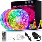 LED Strip Lights Lamp 5050 RGB, Controller Room Decor TV Computer